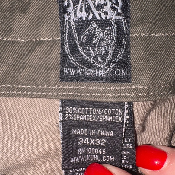 Kuhl Rydr Men's Charcoal Gray Pants - Picture 3 of 6